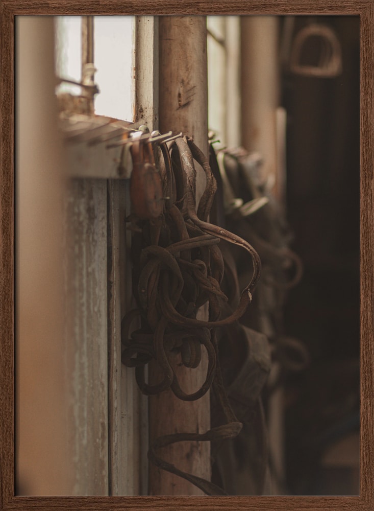 Coiled Leather Straps