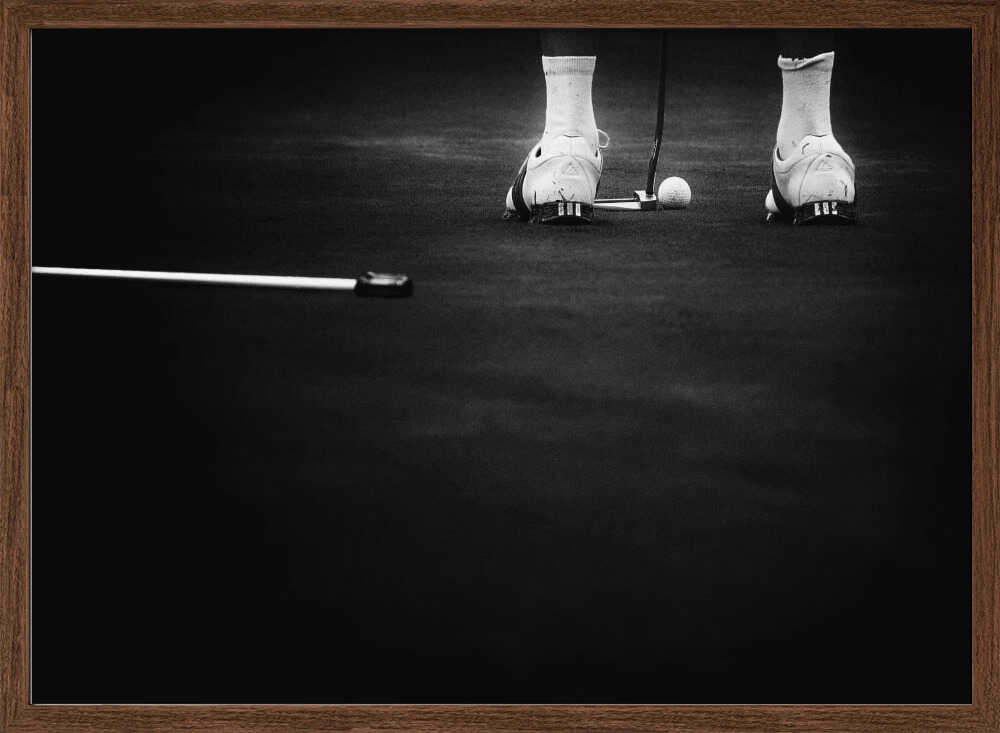 Golfer's Putting Stance