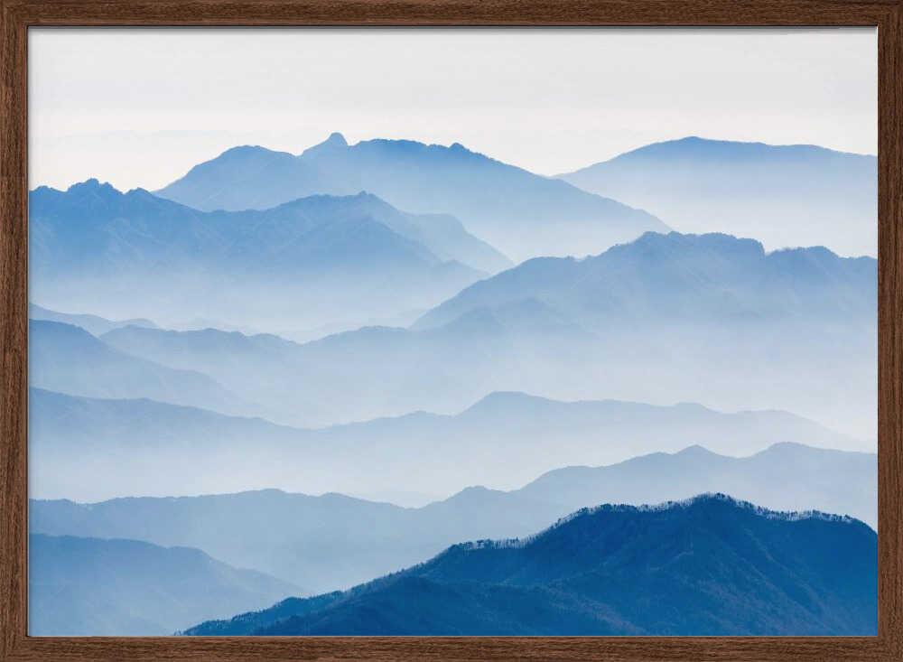 Misty Blue Mountains