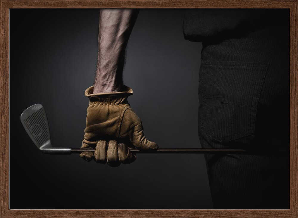 Golfer's Strong Grip