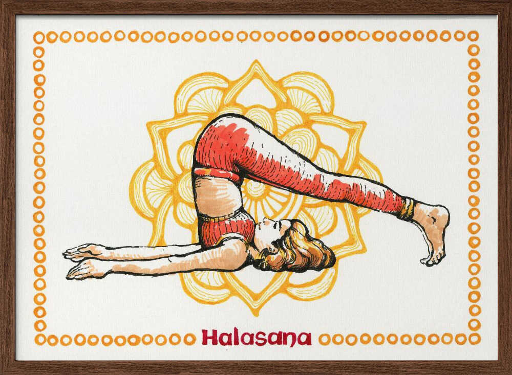 Halasana Yoga Woman