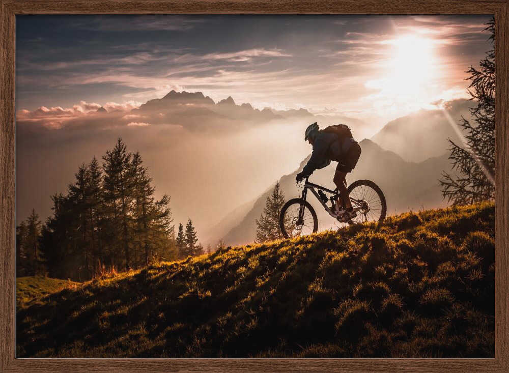 Mountain Biking Golden Hour