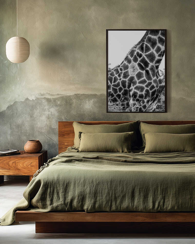 Mönstrad giraff