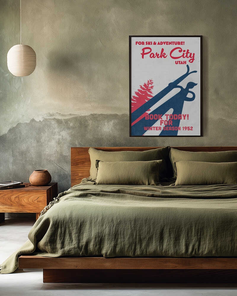 Park City – vintage skidaffisch