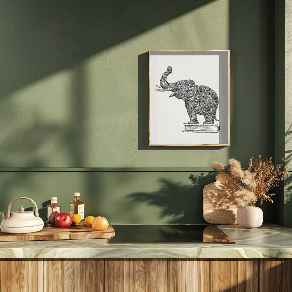 Elephant On a Book (1935 1936)