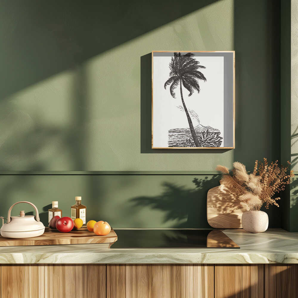 Palm Tree With an Island (ca. 1891–1941)