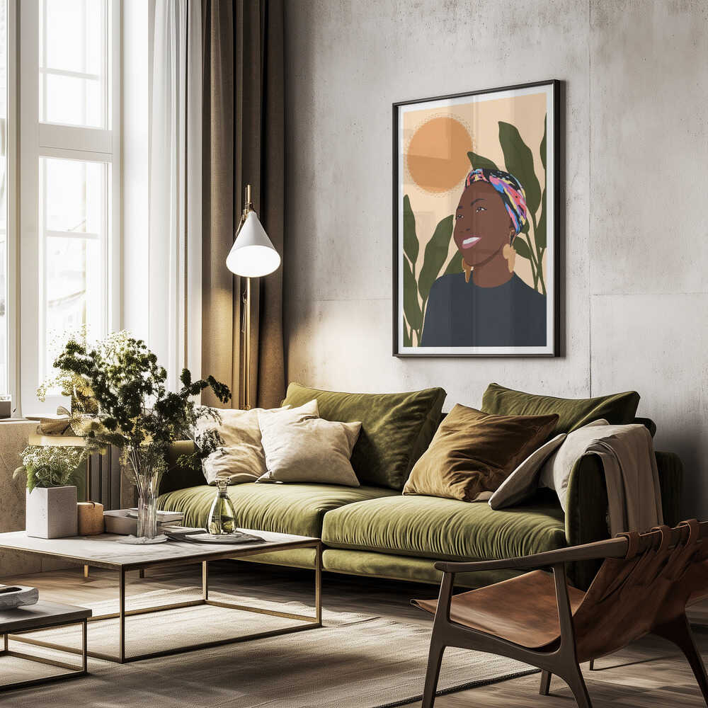 Radiant African Woman