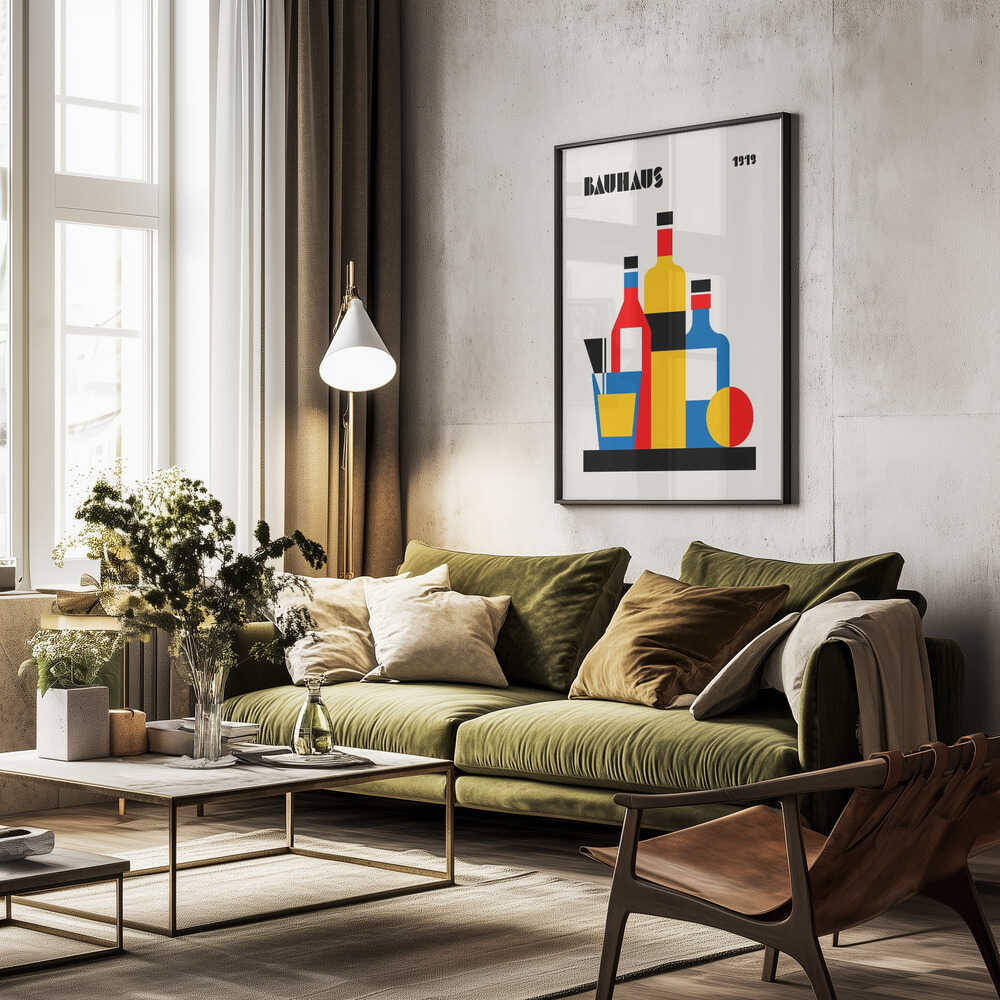 Bauhaus Geometric Still Life