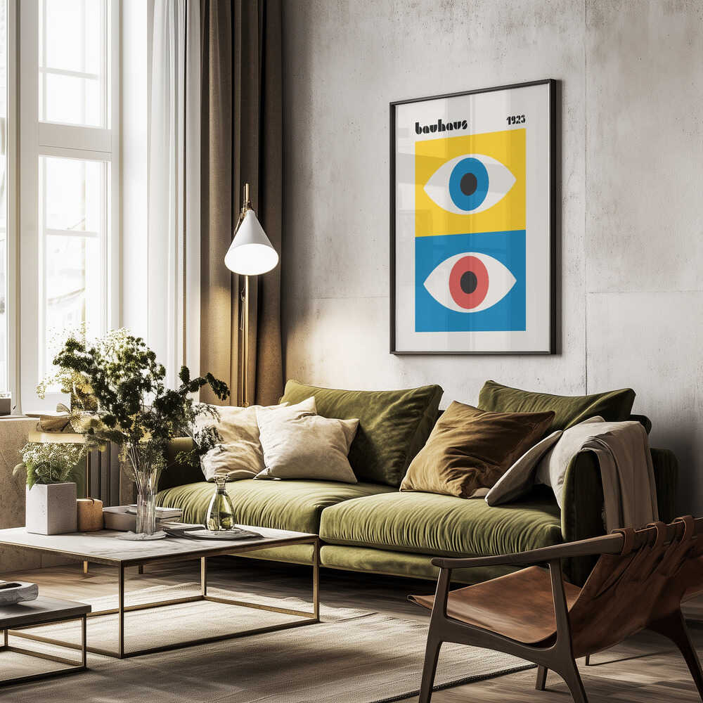 Bauhaus Geometric Eyes