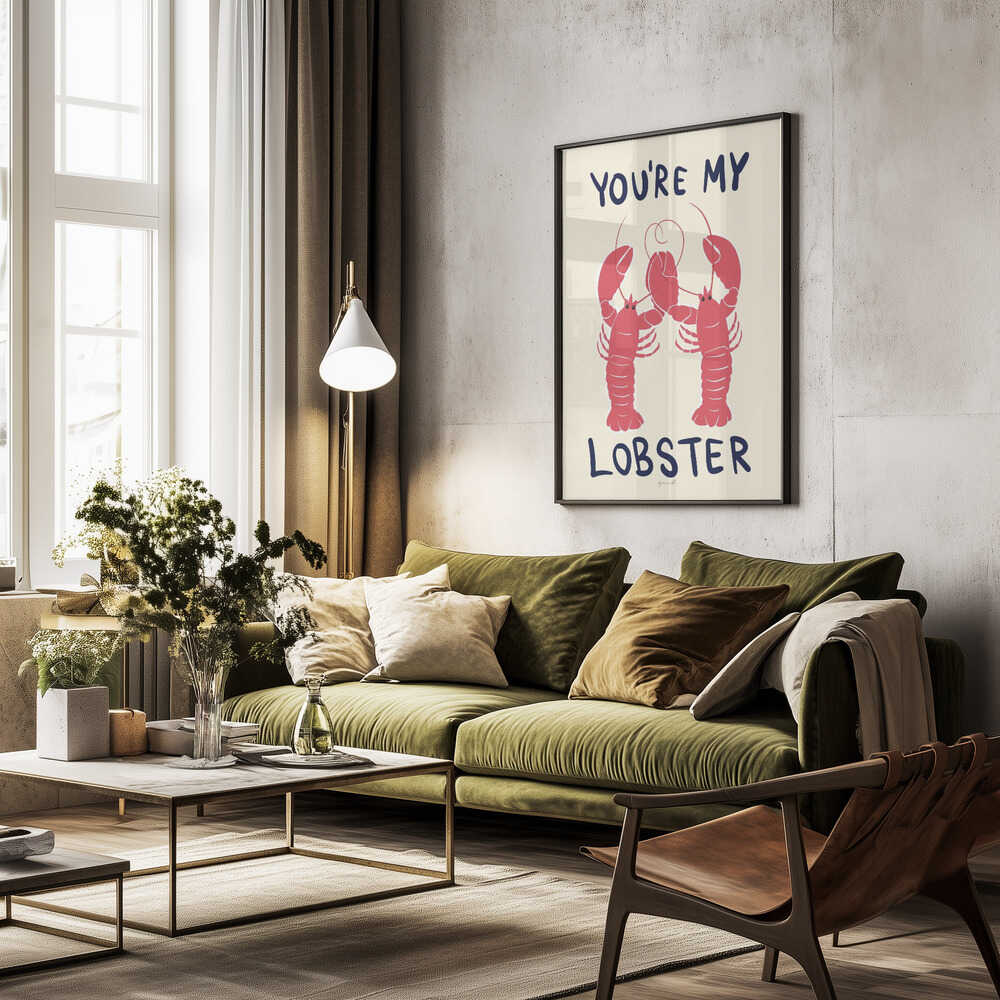 Romantic Lobster. You're My Lobster