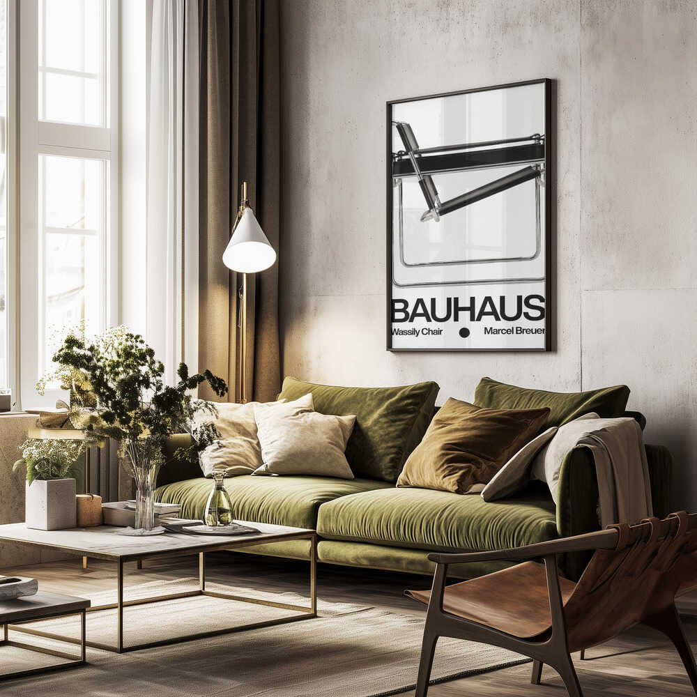 Bauhaus Wassily Chair Poster | Marcel Breuer Print