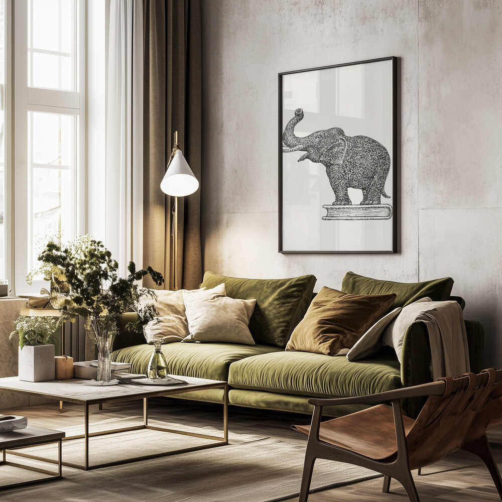 Elephant On a Book (1935 1936)