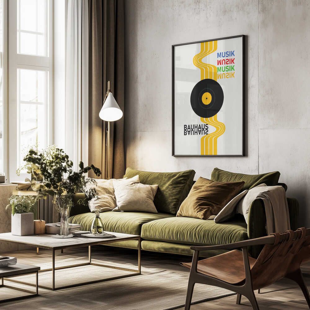 Bauhaus Music Vinyl Design
