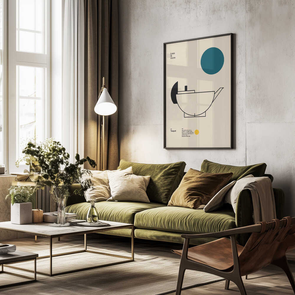 Sleek Bauhaus Teapot