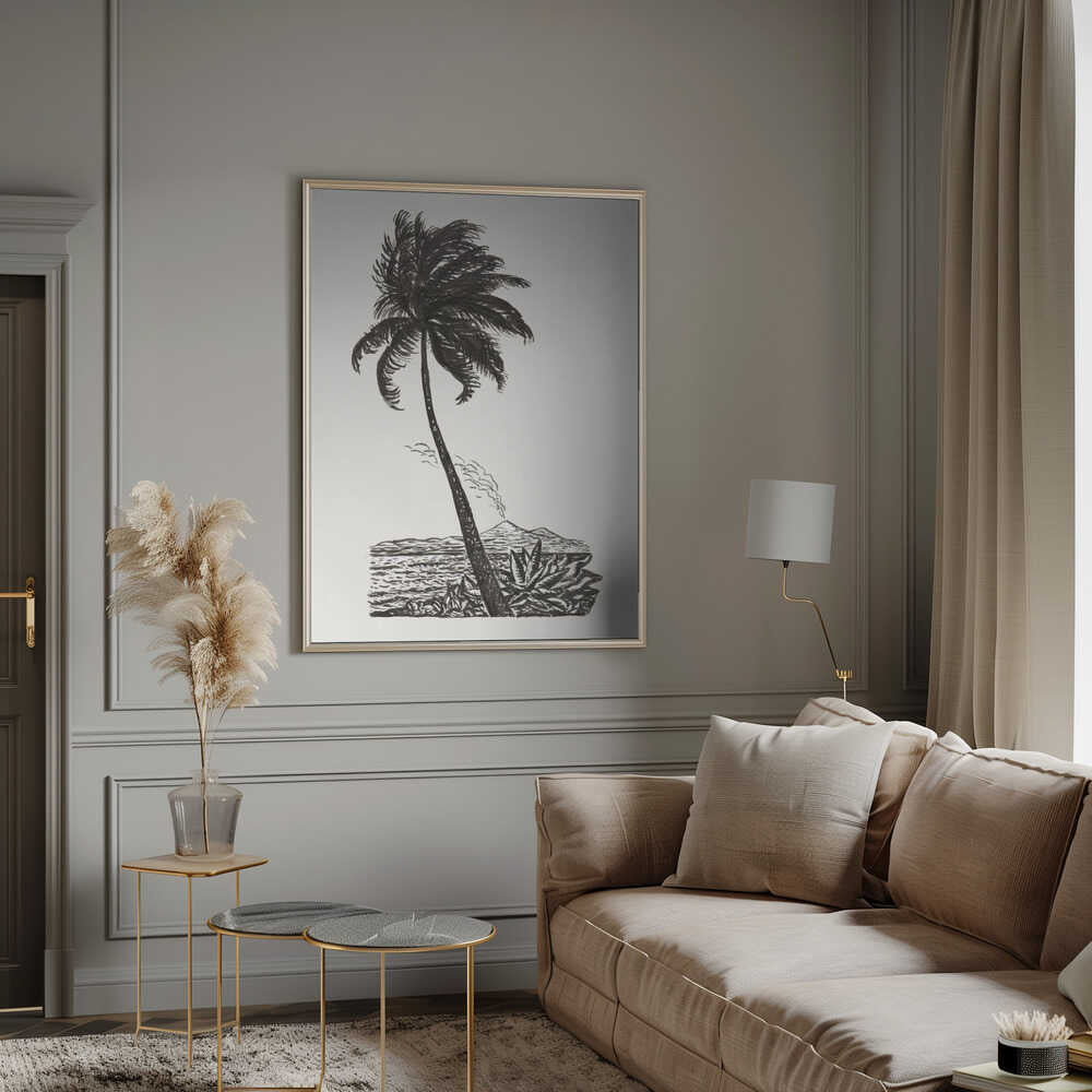 Palm Tree With an Island (ca. 1891–1941)
