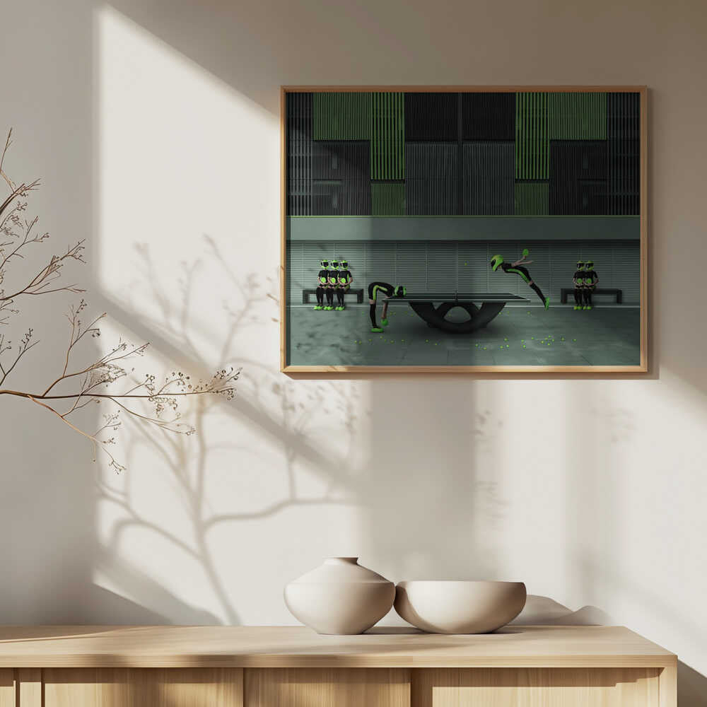 Futuristic Ping Pong Game