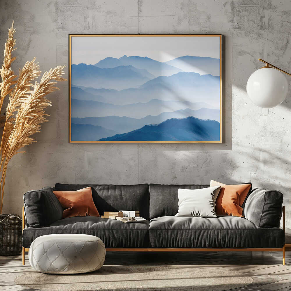 Misty Blue Mountains