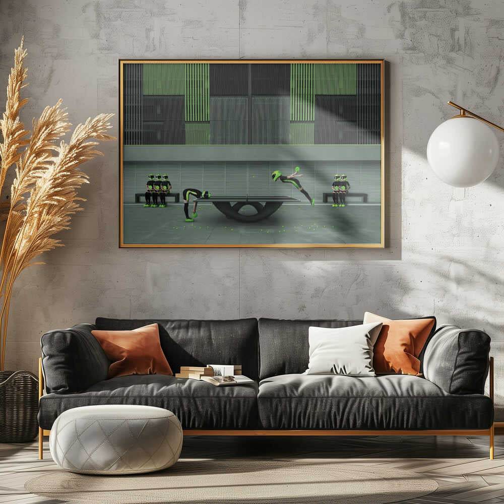 Futuristic Ping Pong Game