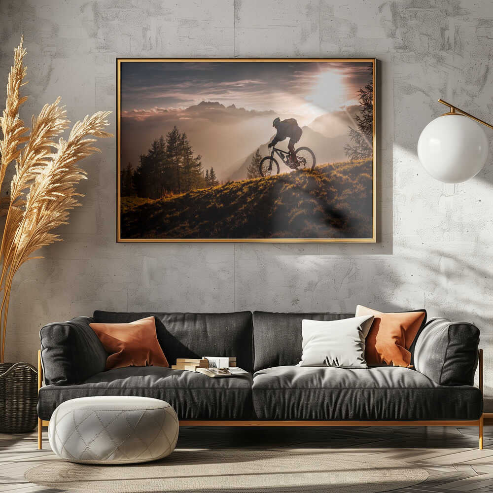 Mountain Biking Golden Hour