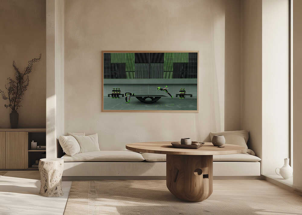 Futuristic Ping Pong Game