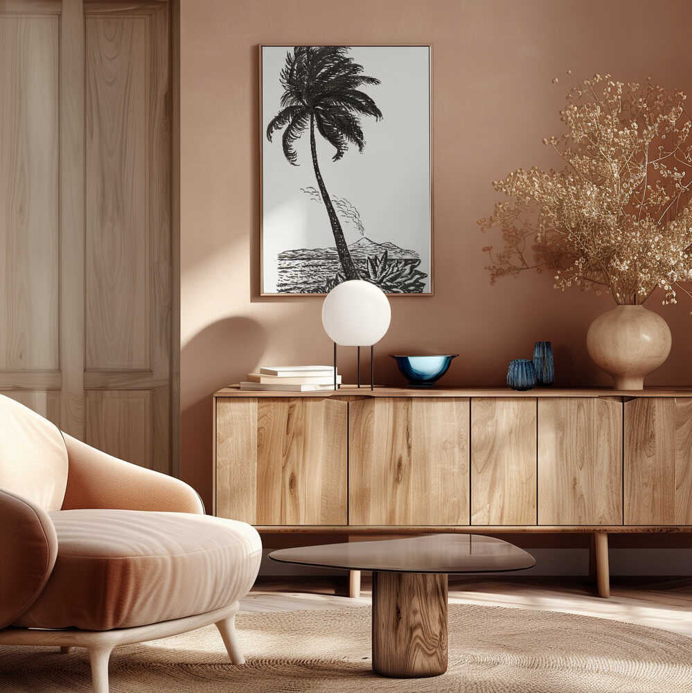 Palm Tree With an Island (ca. 1891–1941)