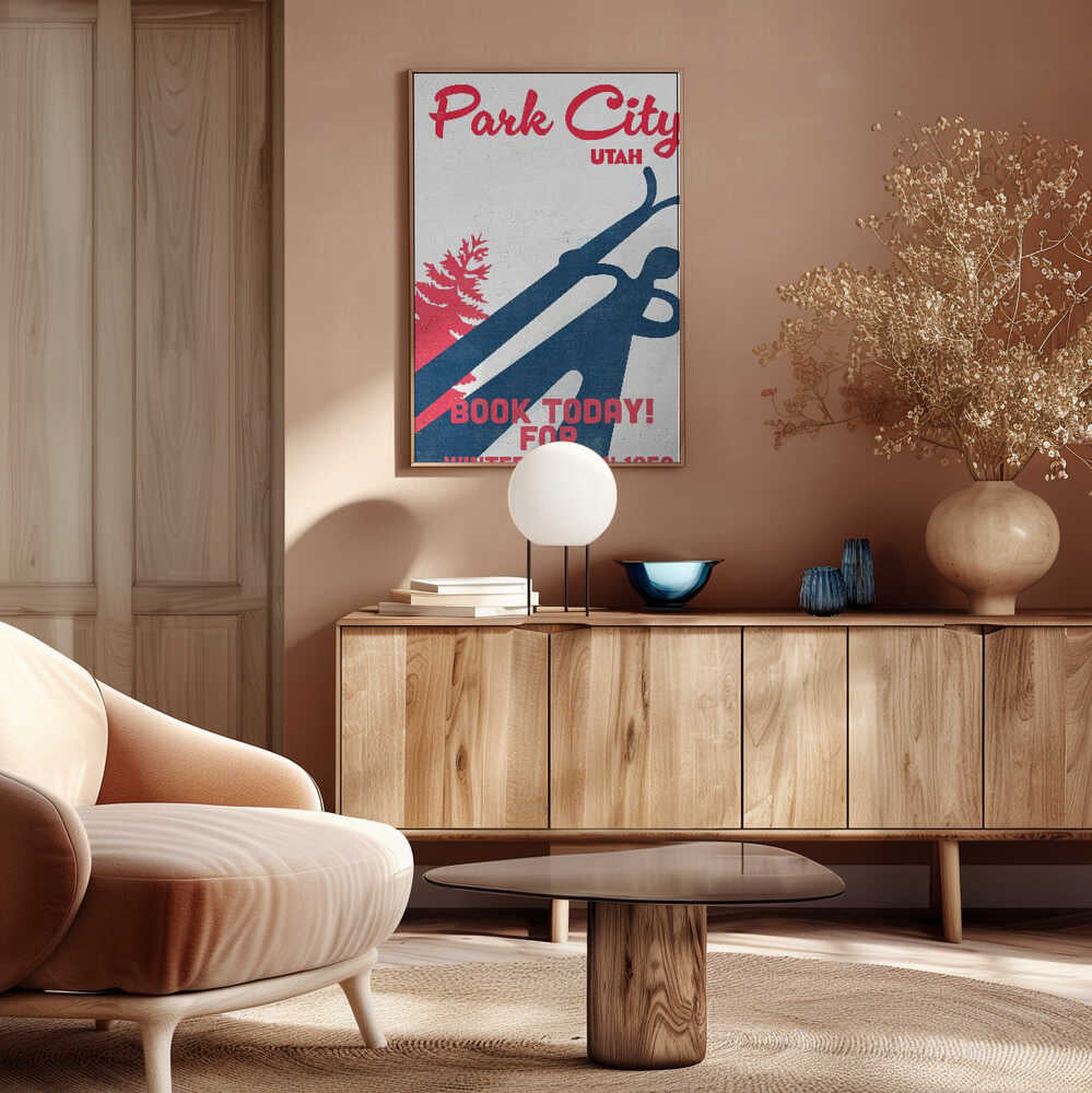 Park City – vintage skidaffisch