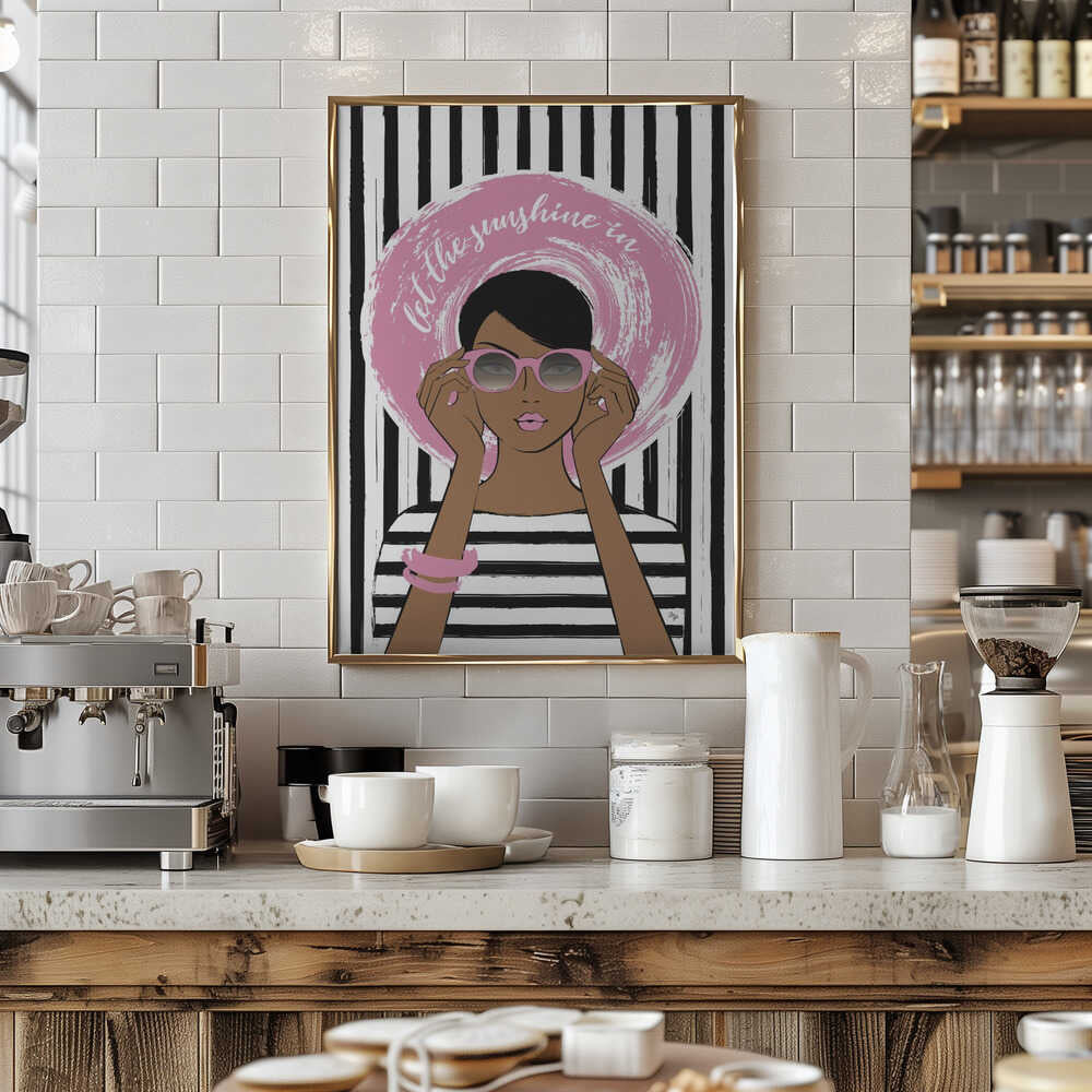 Pink Sunglasses Girl