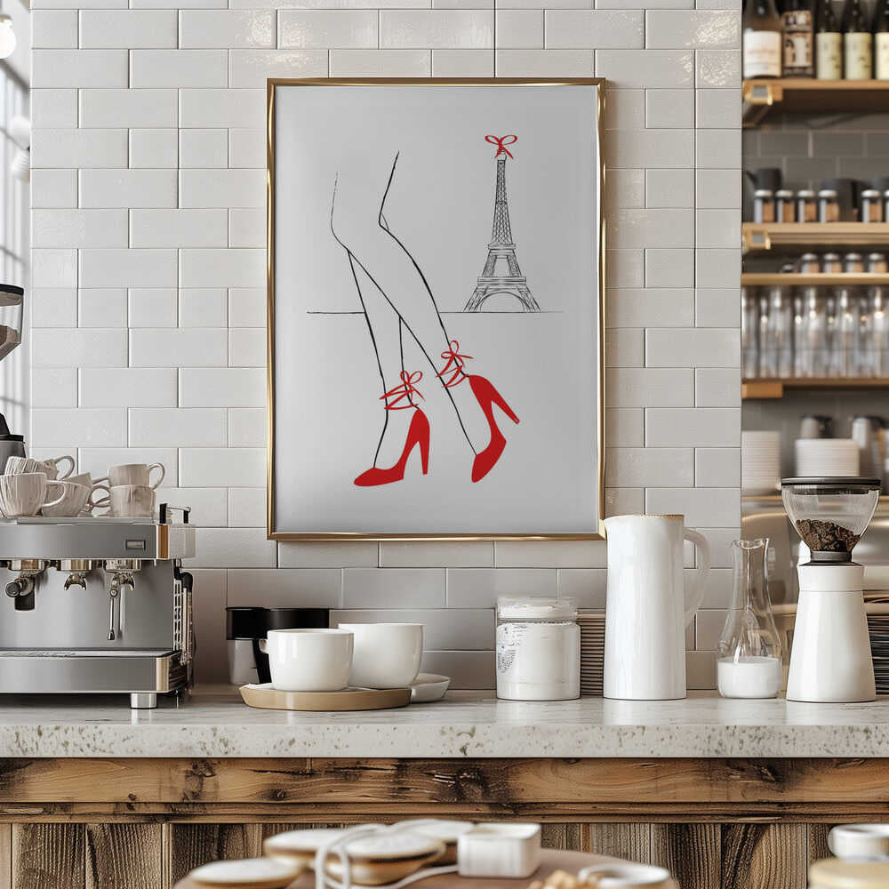 Eiffel Tower Red Heels