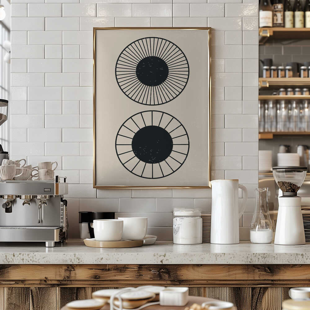 Geometric Sun Circles