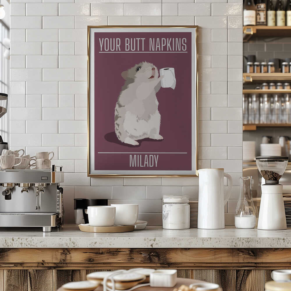 Funny Hamster Toilet Paper