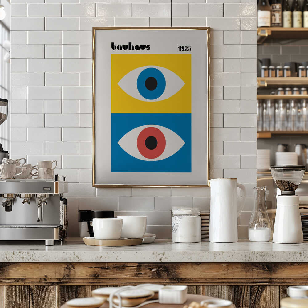 Bauhaus Geometric Eyes