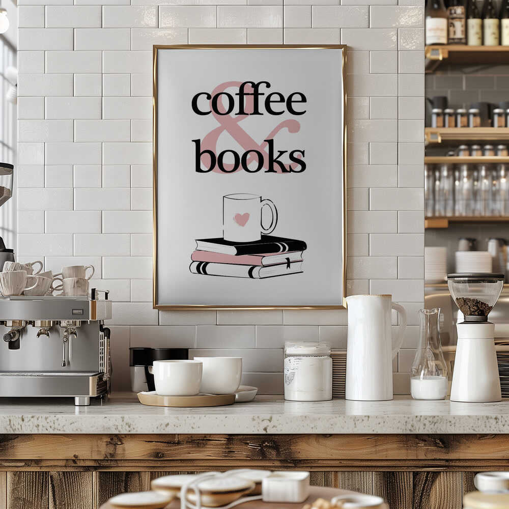 Coffee Books Heart