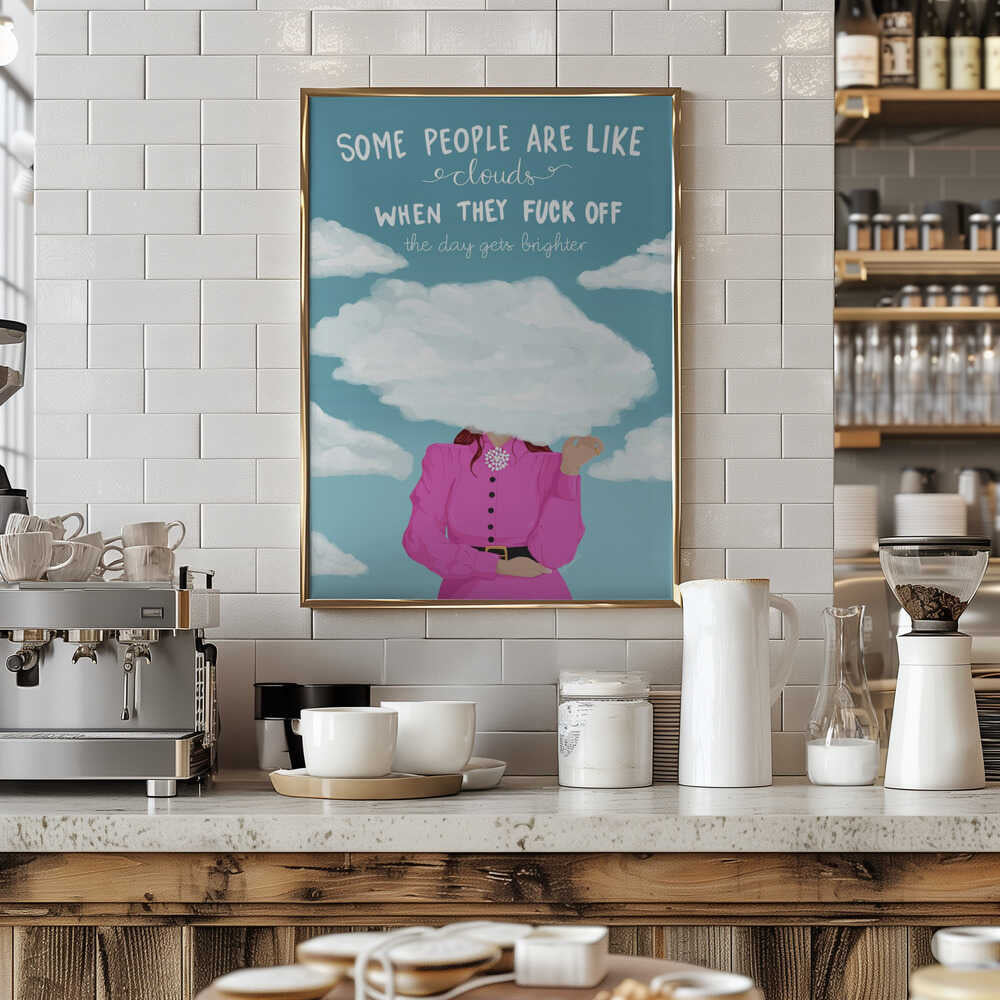 Sarcastic Cloud Head Woman