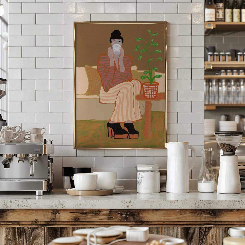 Cozy Coffee Moment