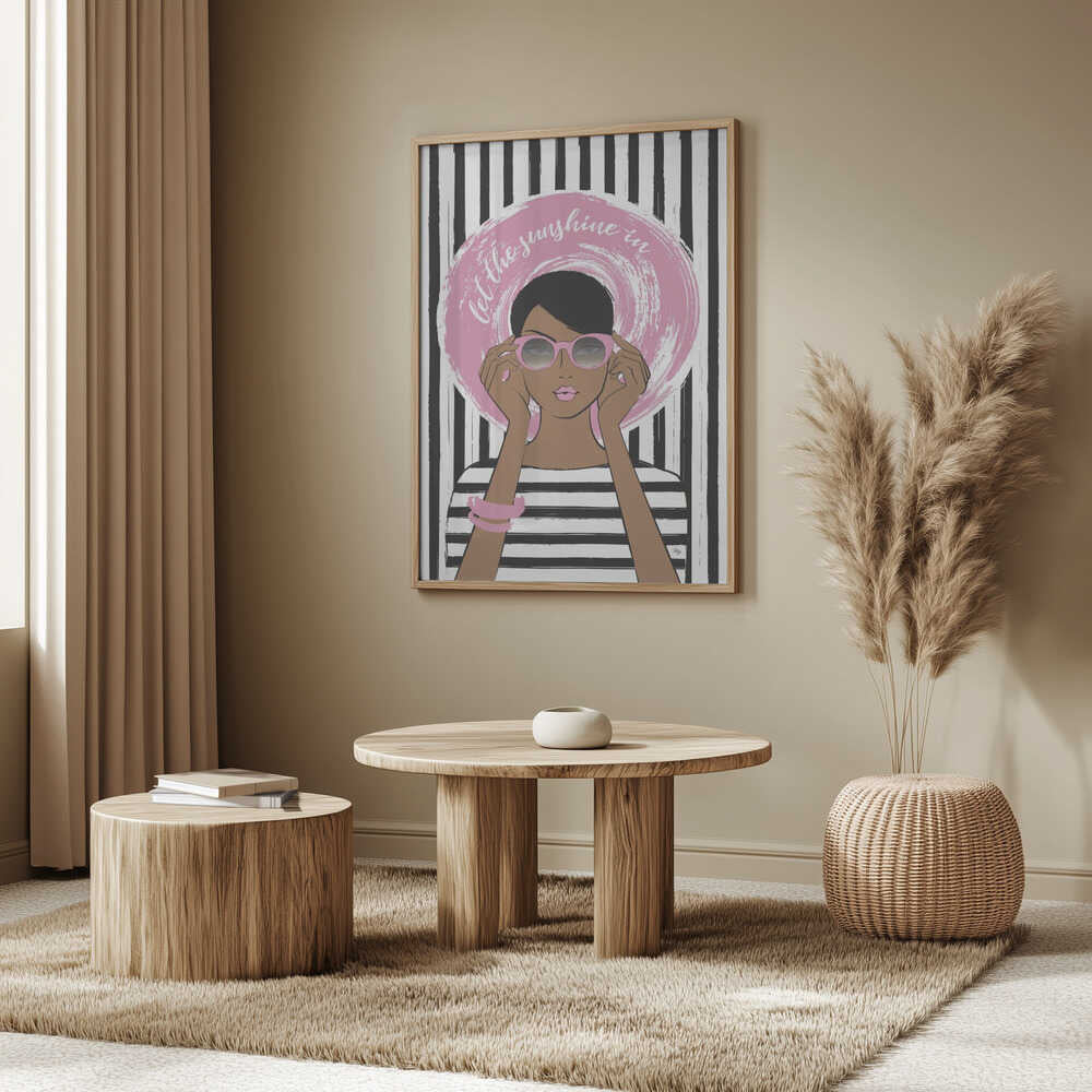 Pink Sunglasses Girl