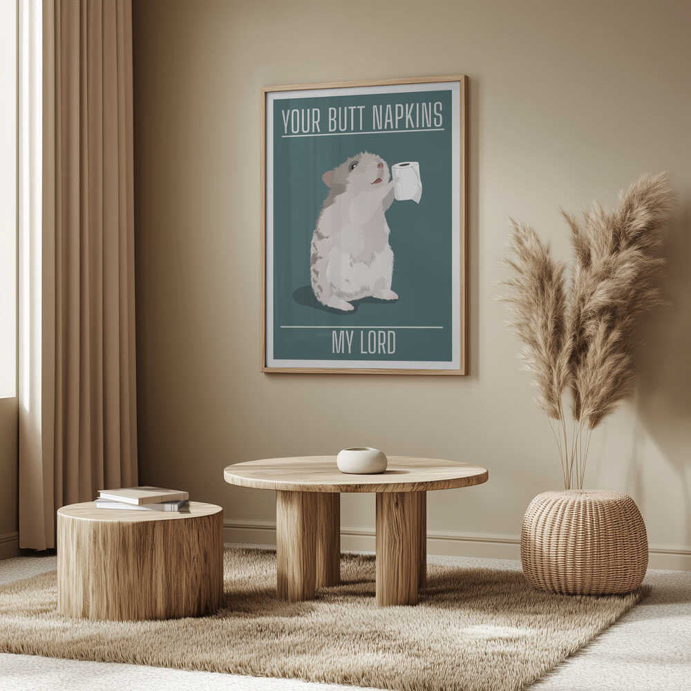 Hamster's Butt Napkins My Lord