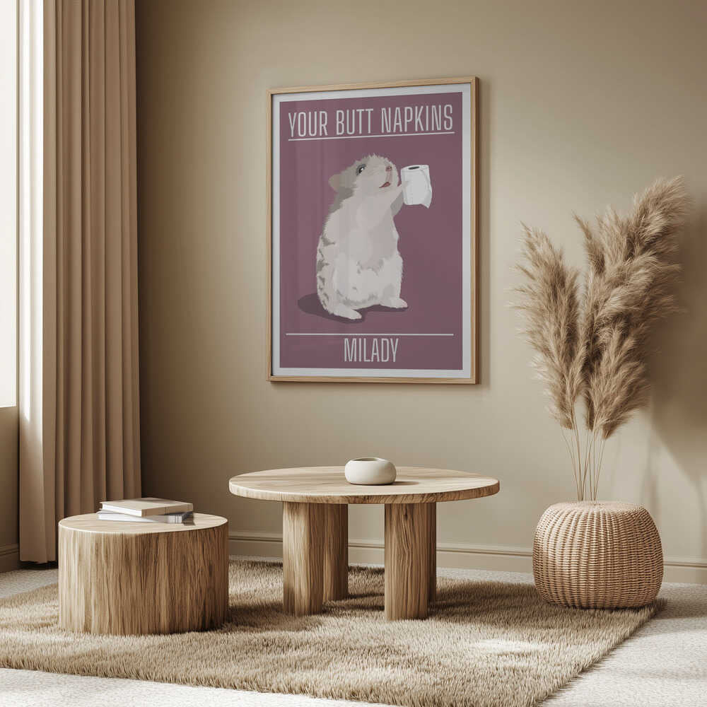 Funny Hamster Toilet Paper