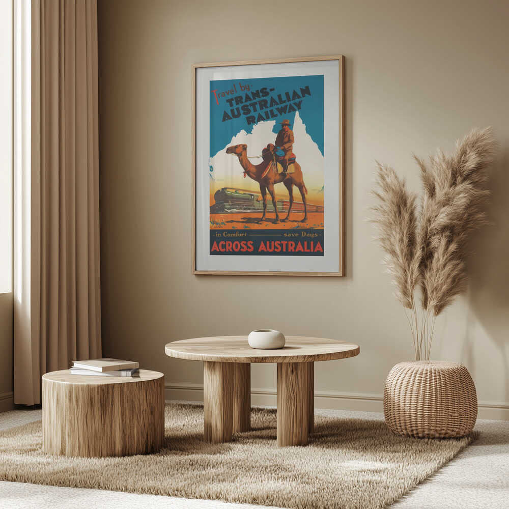 Trans Australian Railway Poster