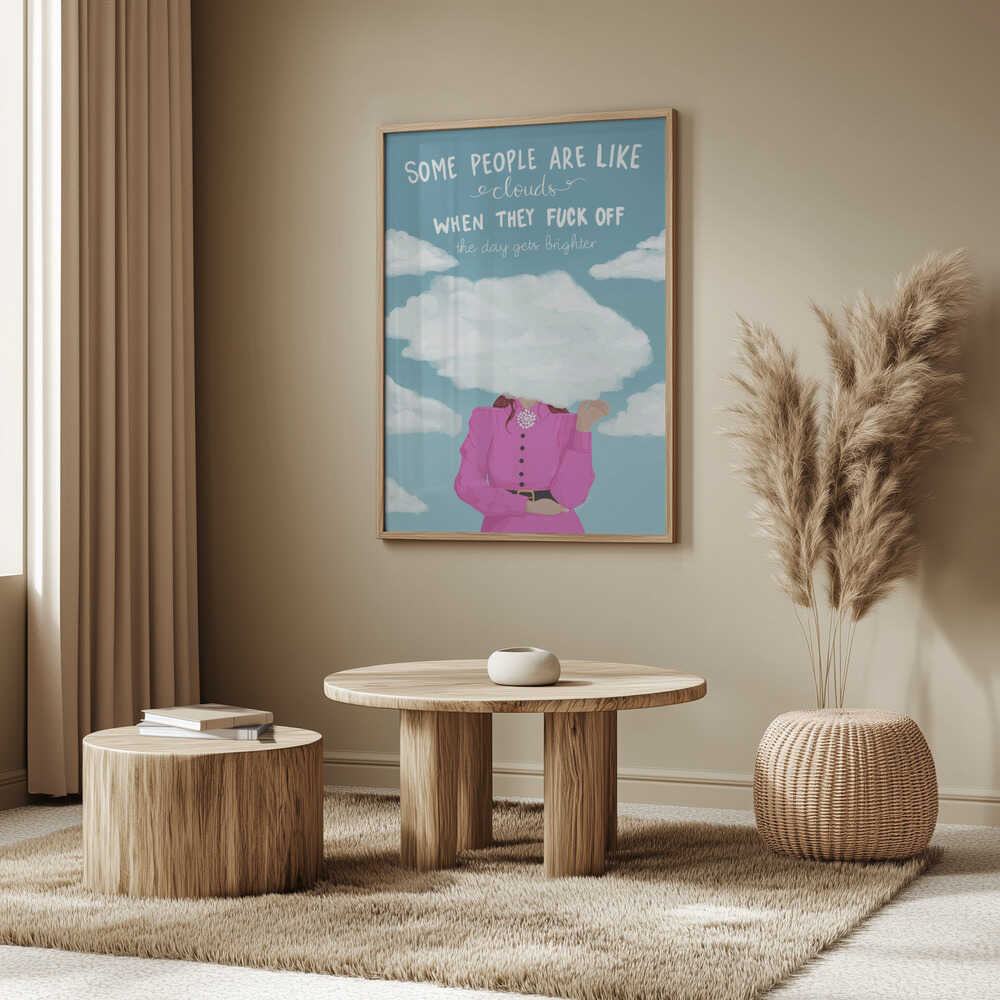 Sarcastic Cloud Head Woman
