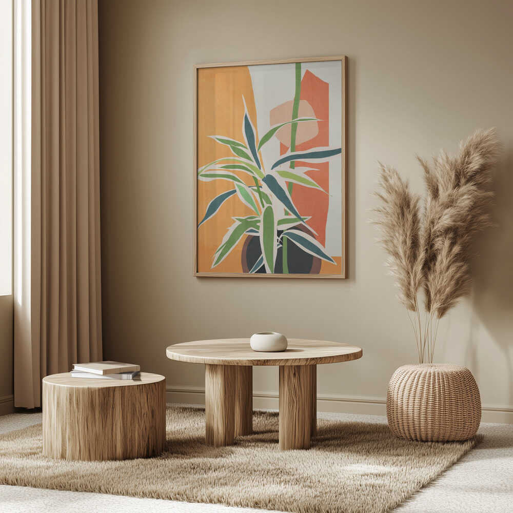 Warm Botanical Abstract