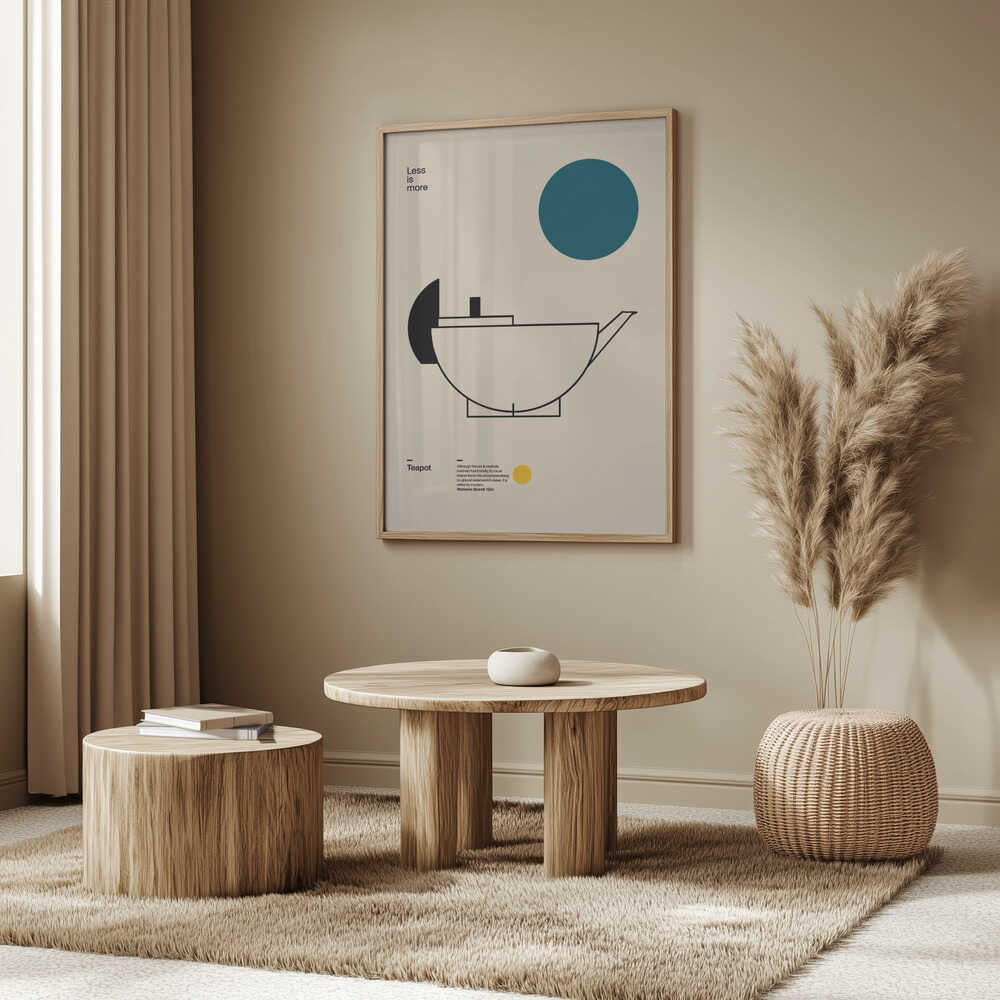 Sleek Bauhaus Teapot
