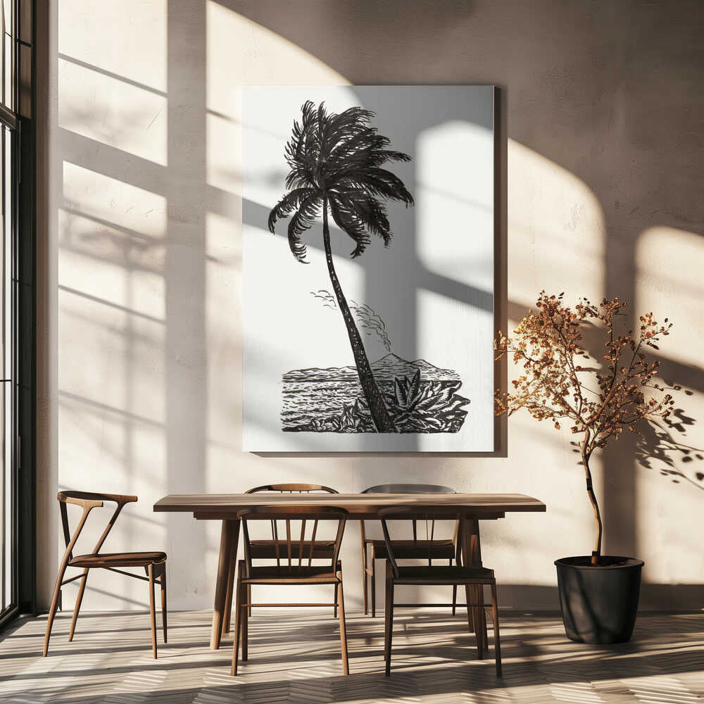 Palm Tree With an Island (ca. 1891–1941)