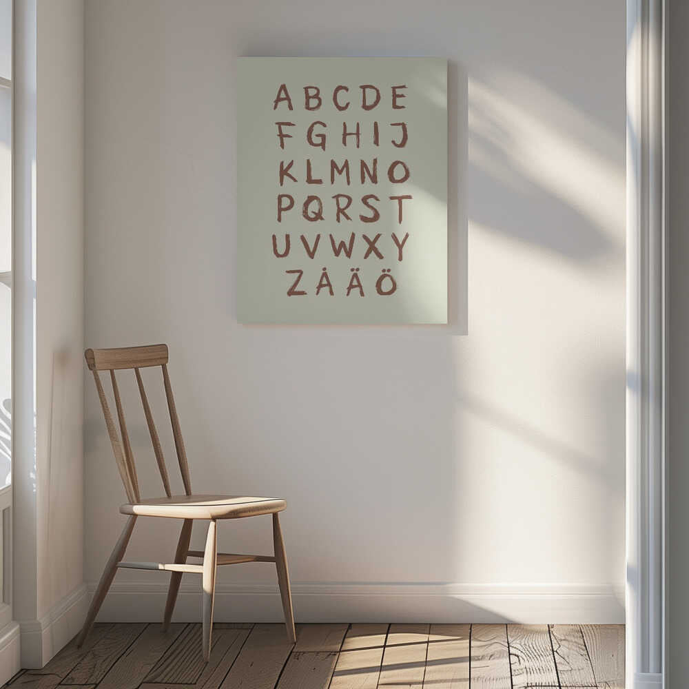 Alfabetet – Mocha Mousse Light
