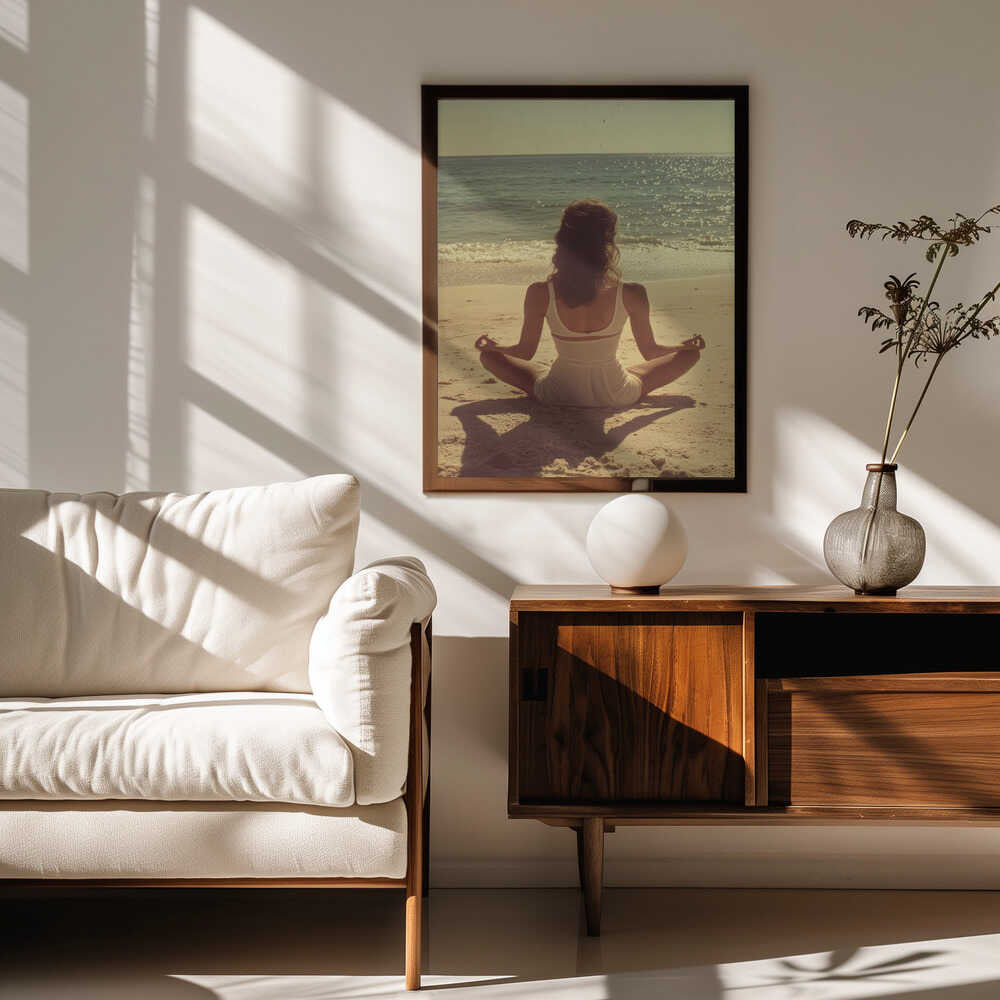 Serene Beach Meditation