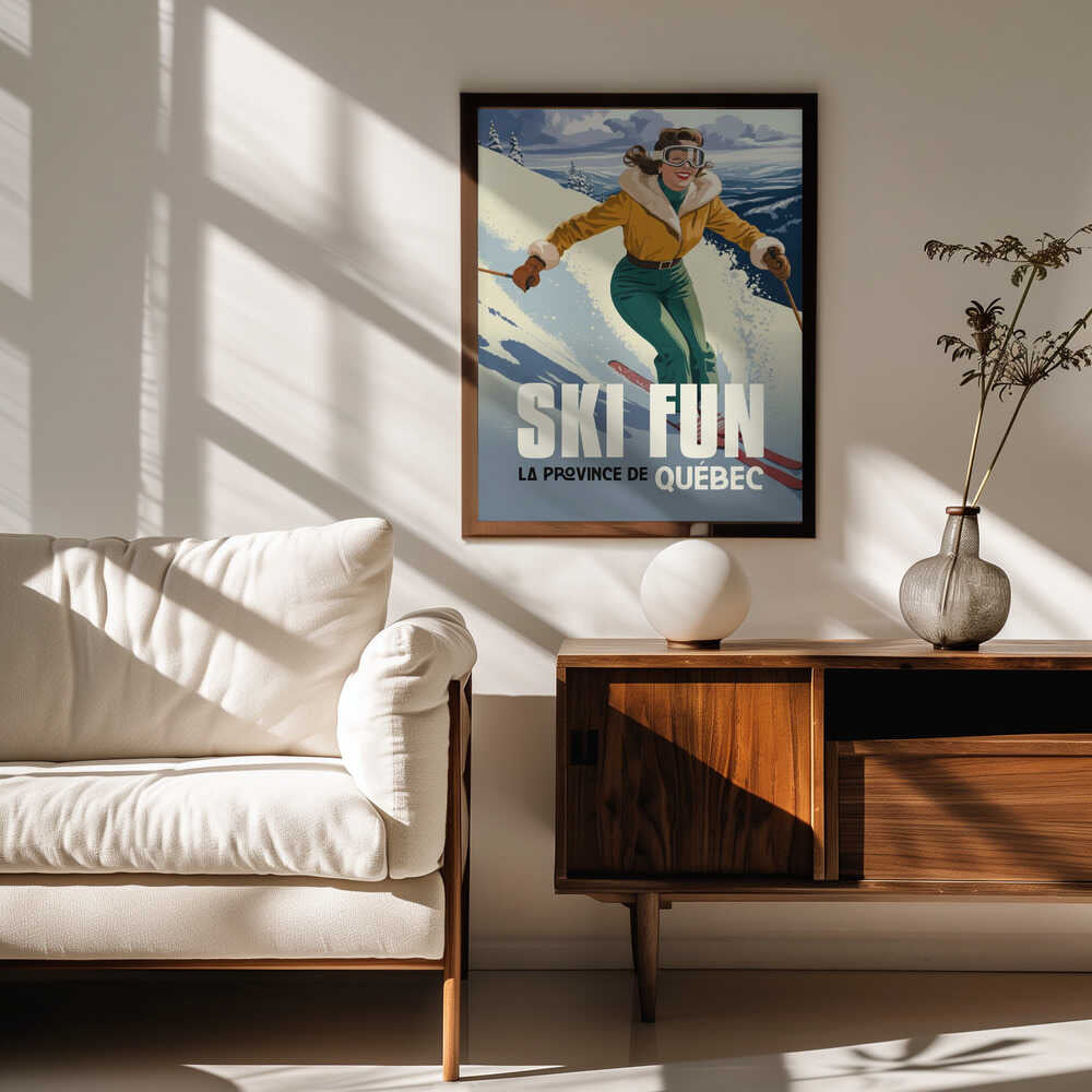 Vintage Quebec Ski Fun