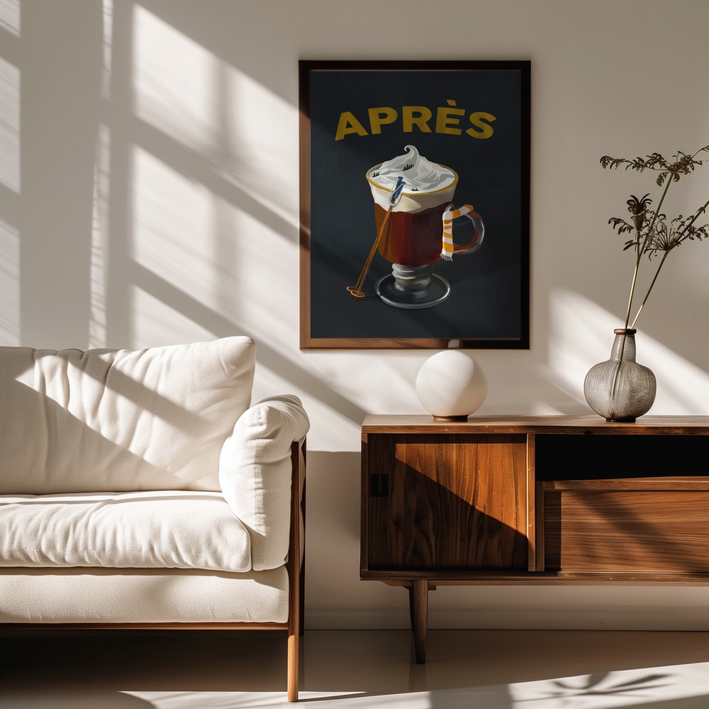 Apres Hot Cocoa Cocktail Ski Art