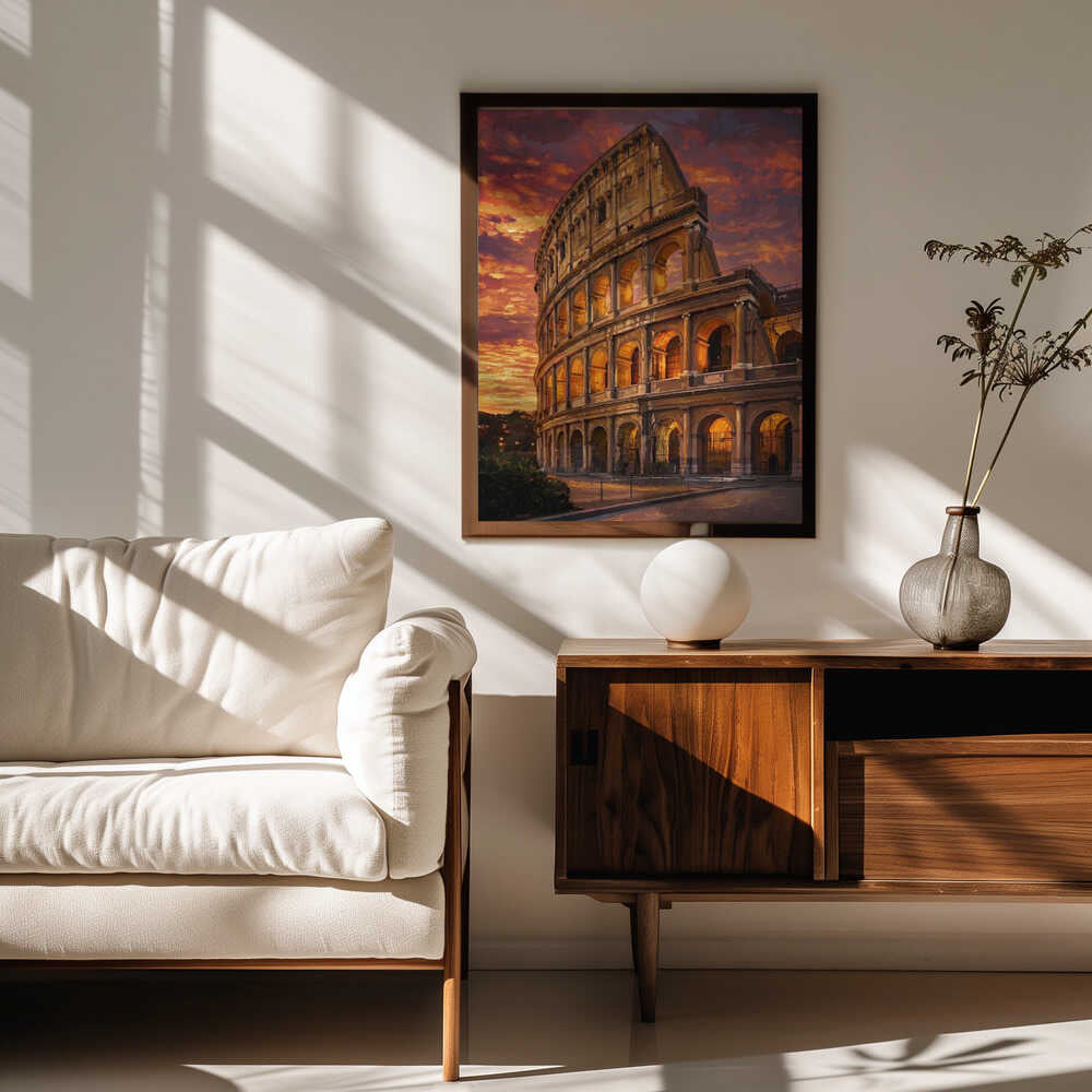 Colosseum Sunset Glow