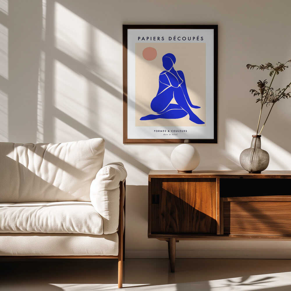 Blue Serene Figure