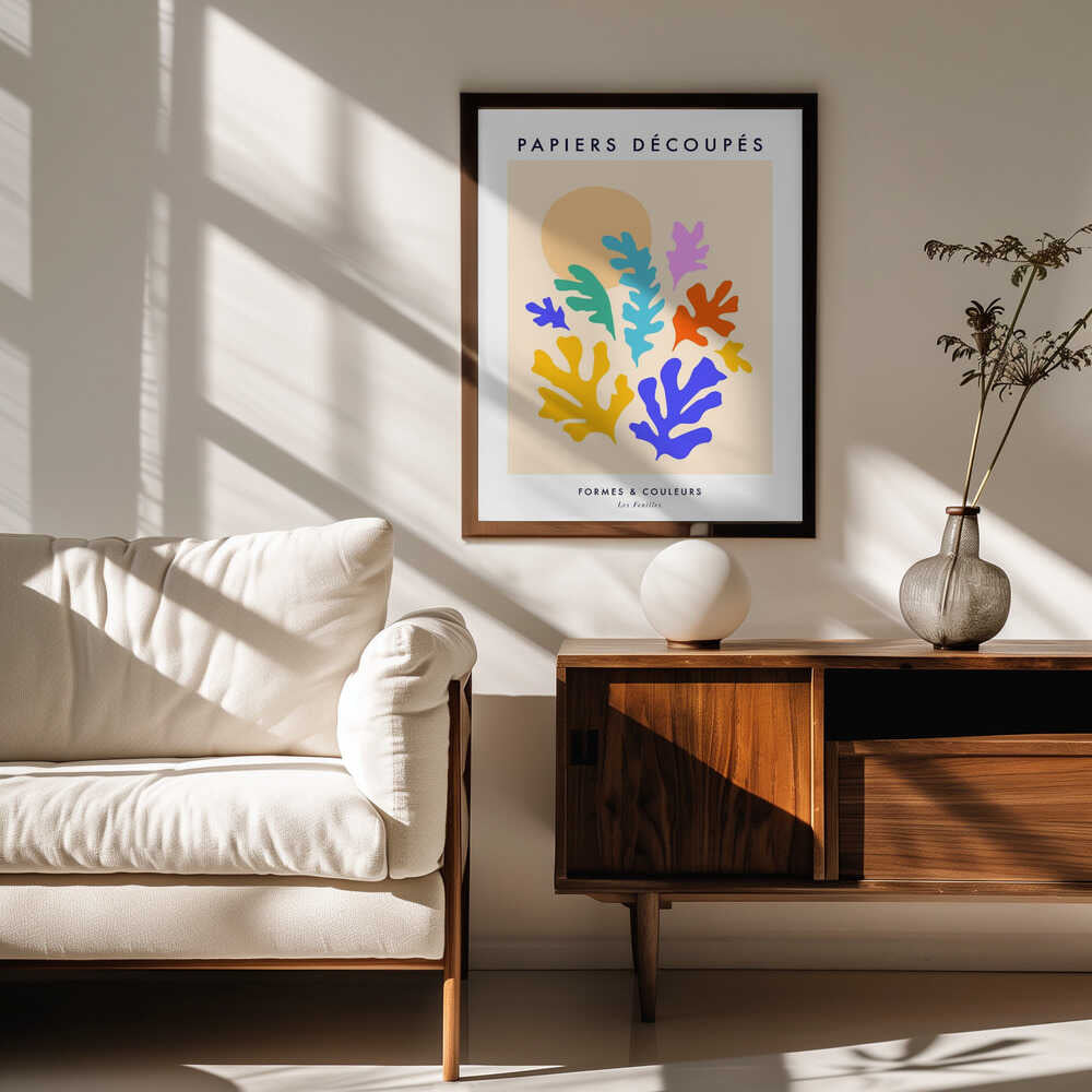 Colorful Cutout Leaves