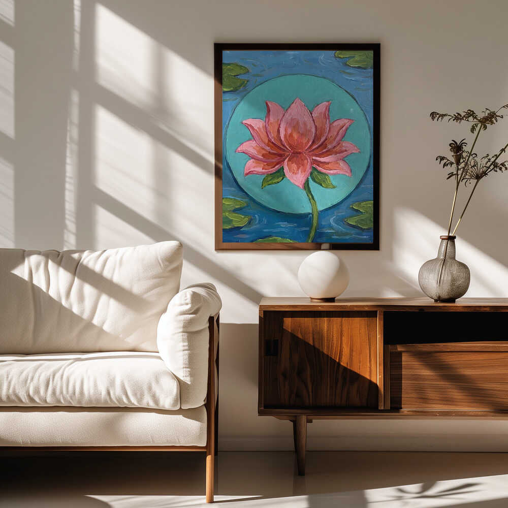 Peaceful Pink Lotus